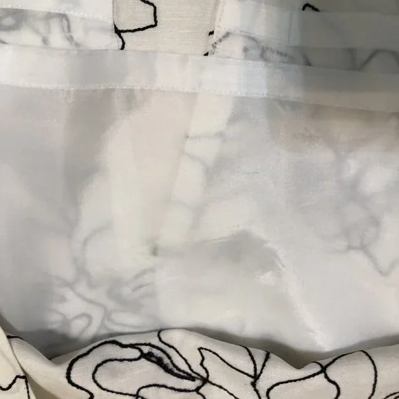 rafael sport floral lined skirt lined blend size large L Zip - Picture 7 of 10